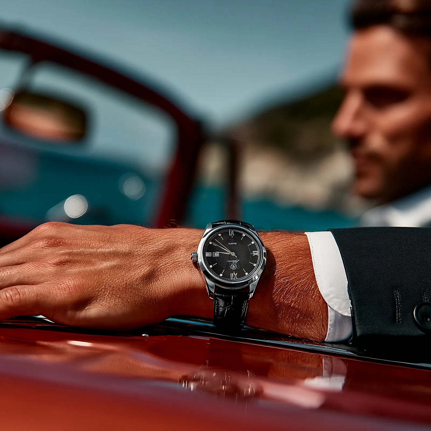 Montre Thalos - Bracelet cuir